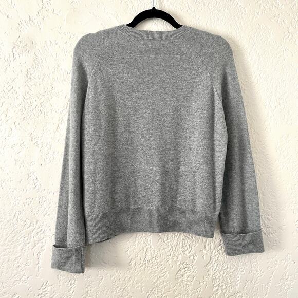 Nova Kasmir Fine 100% Cashmere Gray Long Sleeve Lightweight Sweater X Small XS - Picture 7 of 7